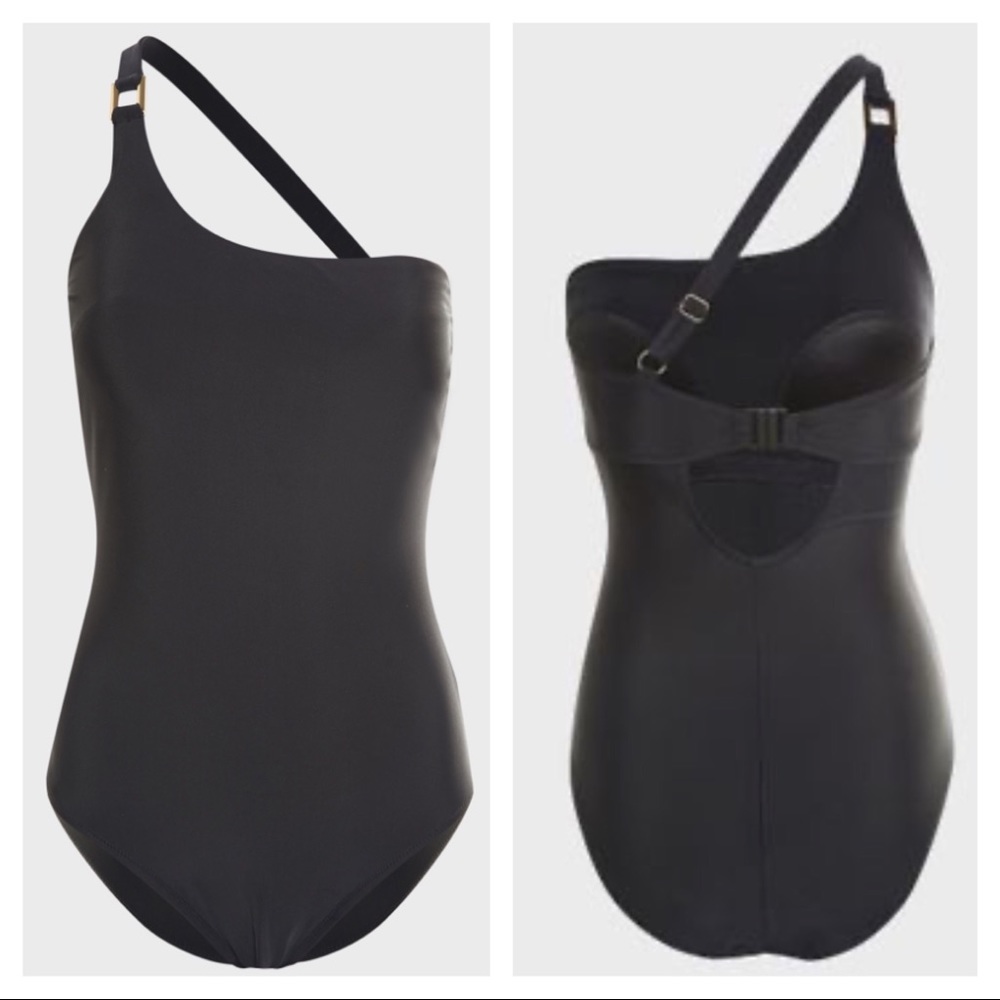 NEW Pour Moi one shoulder swimsuit